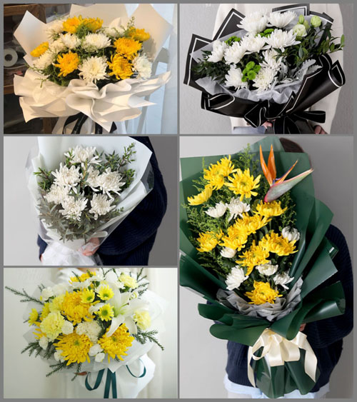 陕西咸阳市秦都区双照街道白事花束代送